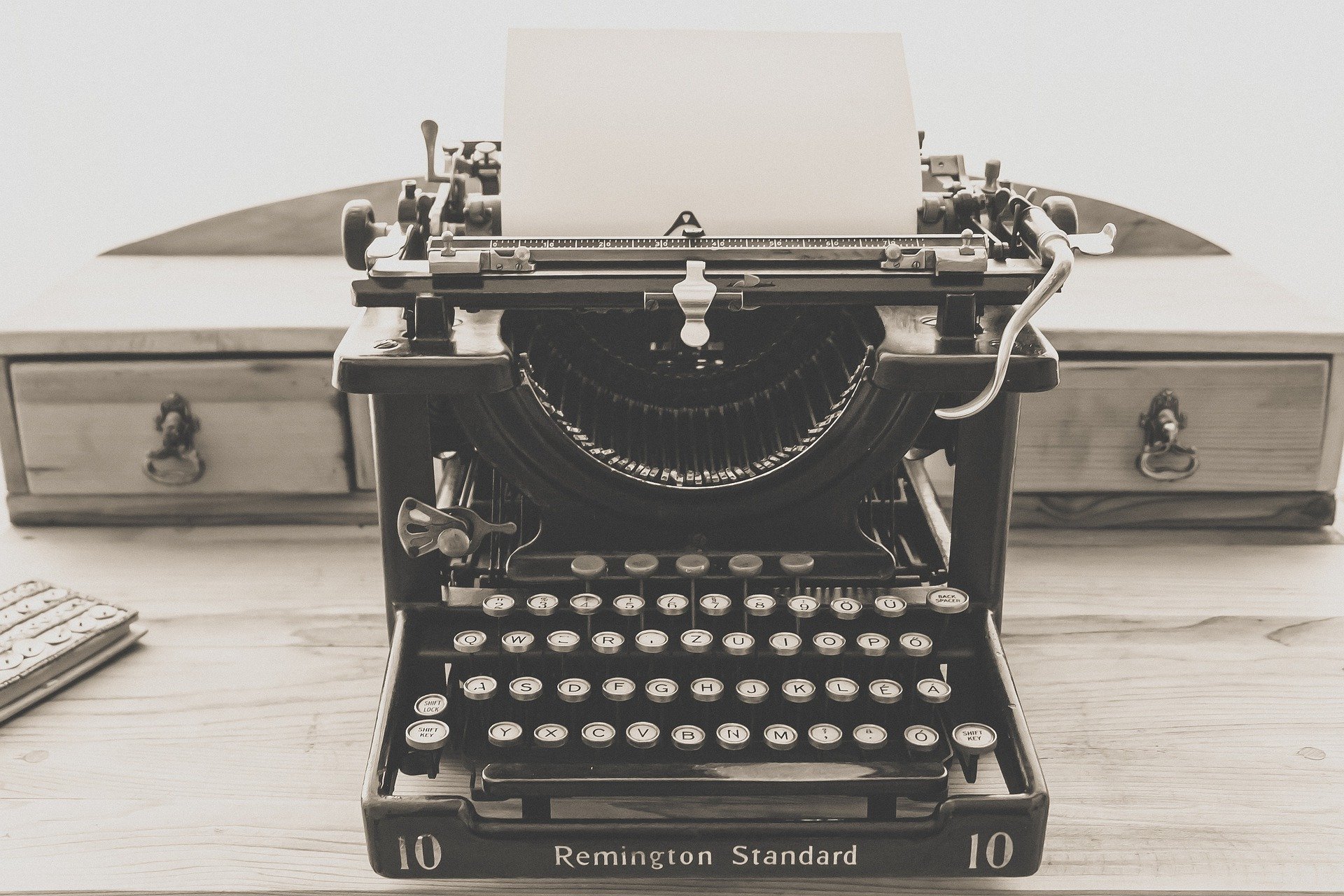 Transkription: alte Schreibmaschine